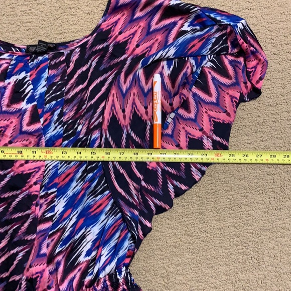 Tattoo Me Shirt Top Plus 2X Batwing Flutter Sleeve - Picture 9 of 11